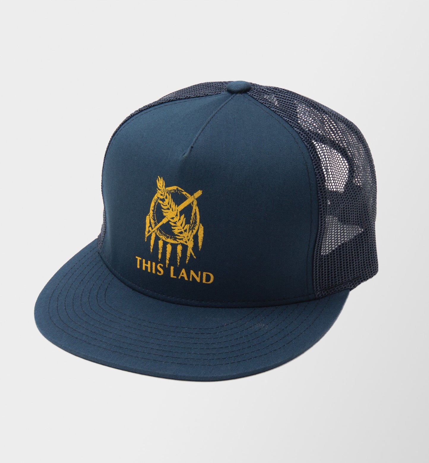 Ouroboros Shield Trucker Hat - Navy