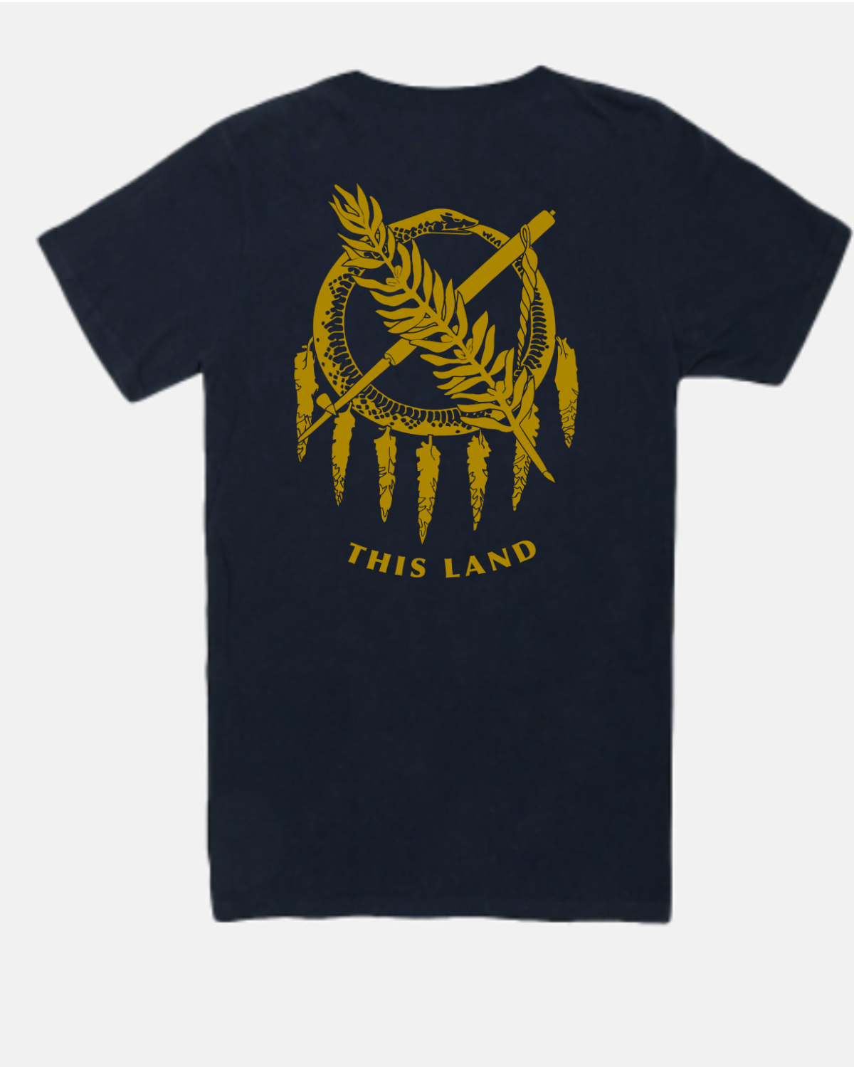 Unisex Ouroboros T-Shirt - Navy Blue