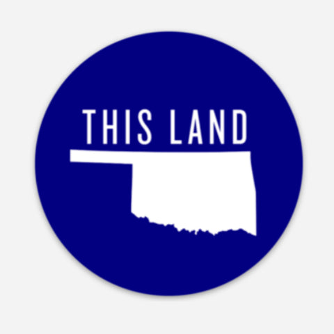 This Land Logo Sticker - Blue
